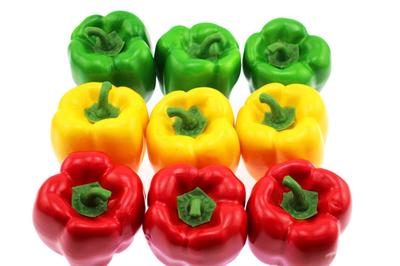 Speed Mao Lifelike Paprika and Bell Pepper Food 3 Set of 9 Realistic, Samples, Colors,