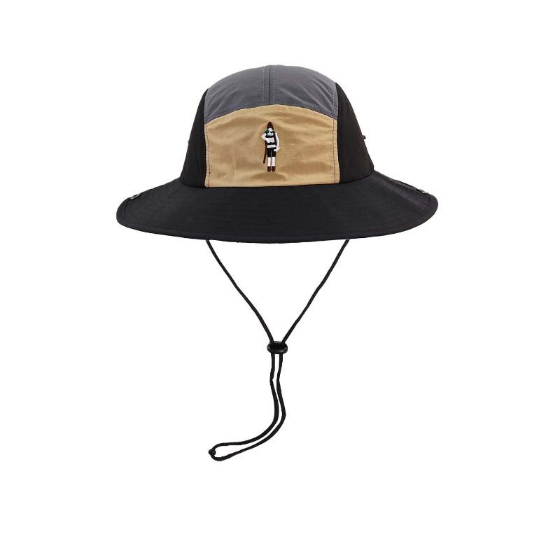 Outdoor Travel Sunscreen Quick-drying Breathable Mountaineering Hat Female Visor Hat Personalized Hipster Cartoon Embroidered Bucket Hat