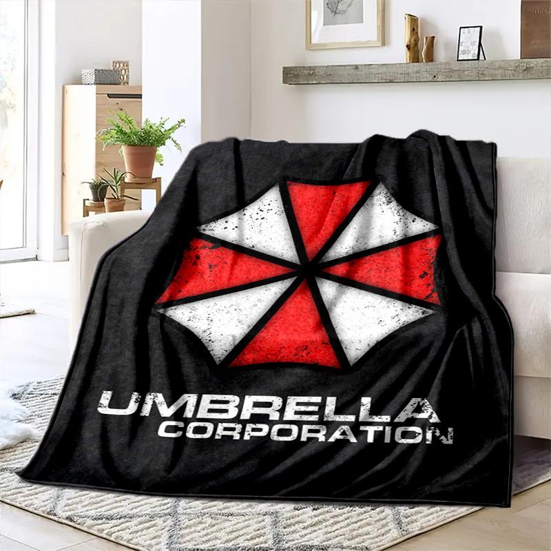 The sci-fi game Resident Evil features the Umbrella Corporation blanket a soft home furnishing nap decoration a warm Sherpa blanket for all seasons U8