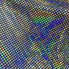 Colorful Holographic Reflective 4x4mm Square Sequin Elastic Knitted Fabric DIY Sewing Cloth Background Decoration Materials
