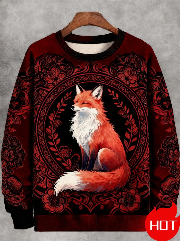 Spring Autumn Sweatshirt Pullover Women Casual Japanese Art Animal 3D Printed O Neck Long Sleeve Hoodies Unisex Pullovers