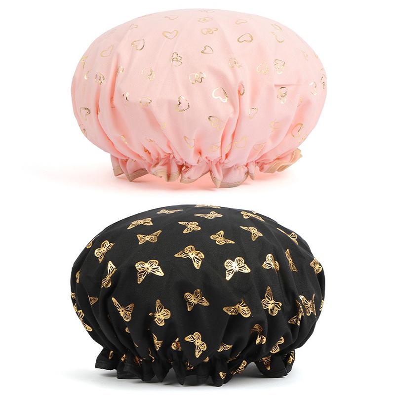 Shower Caps Waterproof  Donuts for Hair Bathing Cap for Women Swimming Cap Shower Shower Suit Bonnet Douche