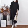 Long Knee Casual Half-sleeved Dress Summer Loose Korean Version Large Version T-shirt Women's Short Sleeves