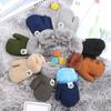 New Hot Cartoon Keep Finger Warm Lovely Kids Gloves Plus Velvet Knitting Mittens Thick