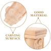 Wood Roman Column Corbels Carved Solid Wood Decorative Shelf Bracket for Fireplace Mantel Beam Support Home Wall Decoration