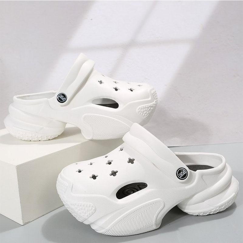 Fashion Summer Women Slippers Garden Sandals Platform Basic Payment Clogs EVA Solid Flip Flops Casual Outdoor Fashion Shoes Female 36-41