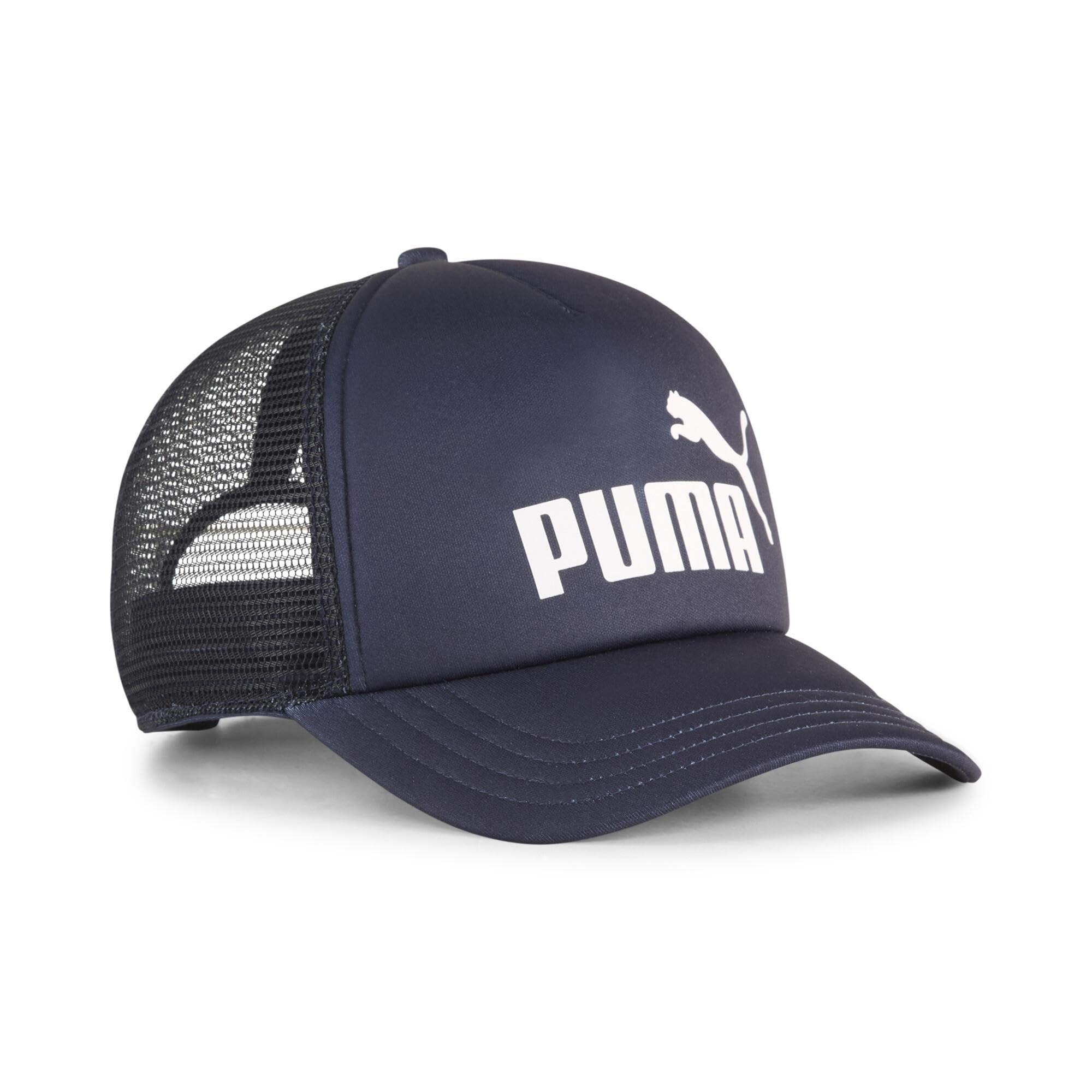 

Повседневная спортивная шляпа Солнцезащитный козырек ЛОГОТИП ESS 1 Кепка тракера 025986 25 Цвет темно-синий [PUMA] НЕТ. Весна лето (02)