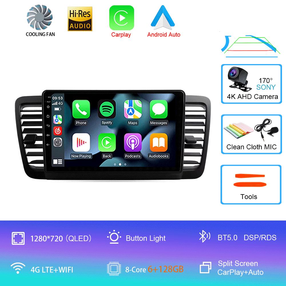 Android 14 Car Radio For Subaru Outback 3 Legacy 4 2003 - 2009 Multimedia Video Player Navigation Stereo GPS No 2din 2 Din Dvd