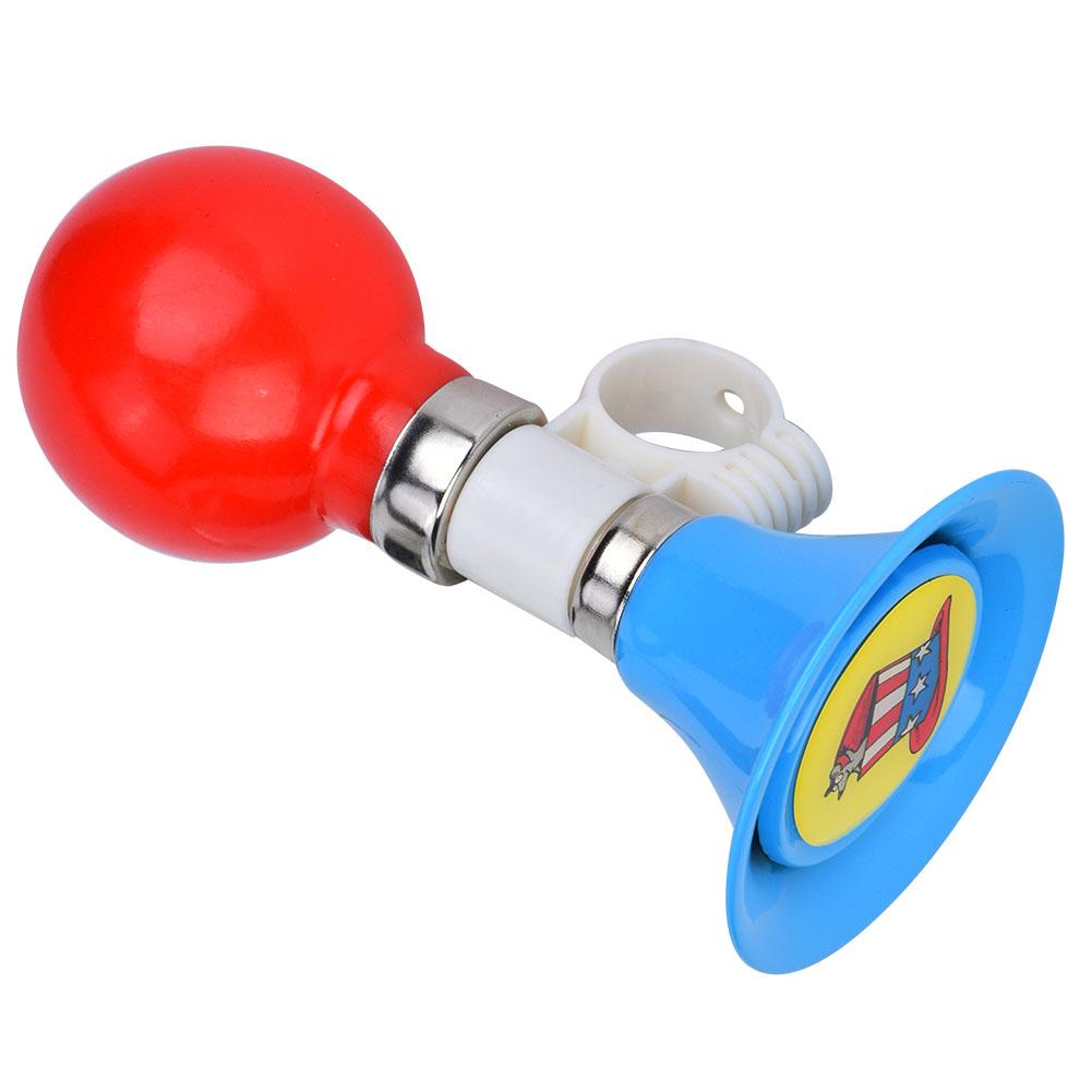 Metal Rubber Loud Children   Kids Bike Horn Warning   for Boys Girls Accessory (Red)