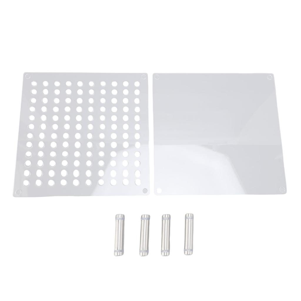 120 Otworów Akrylowy Stojak Ekspozycyjny na Długopisy Wielofunkcyjny Przezroczysty Organizer na Pędzle do Farb Stojak na Długopisy Ołówki Pędzle do Makijażu