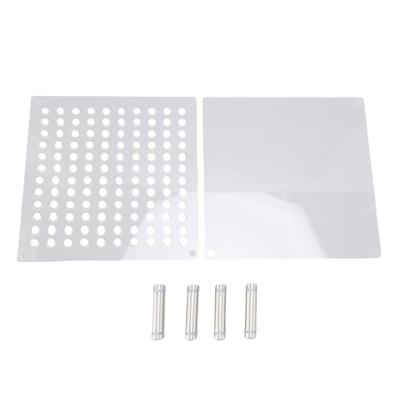 120 Holes Acrylic Pen Display Holder Stand Multipurpose Clear Paintbrush Organizer Rack for Pens Pencils Makeup Brush
