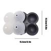 Ice Ball Maker Mold Ice Maker 4 Cavity Silicone Kitchen Sphere Ball Mold Easy Release For Whisky Cocktails Coffee Water