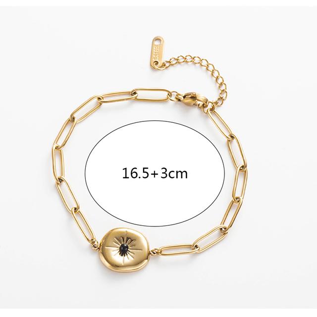 

Ожерелье с подвеской в ​​виде звездной монеты из нержавеющей стали для женщин, золотое металлическое ожерелье с медалью в виде звездной монеты, ожерелья, колье, женское колье