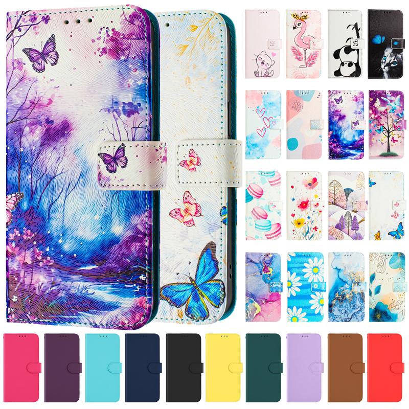 Luxury Flip Leather Case For Xiaomi 11 Lite 5G NE Flip Cover On For Xiomi 11T Mi 11 Ultra Pro Wallet Bags Flower Cases Shell