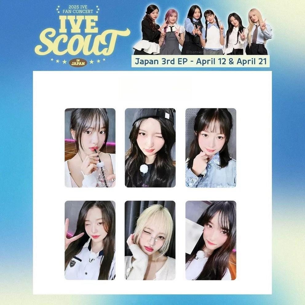 Ive Poca Η 3η Συναυλία για Φανς Fan Meeting Άλμπουμ 2025 IVE SCOUT DIVE Zone Day Εμπορεύματα Φωτοκάρτα