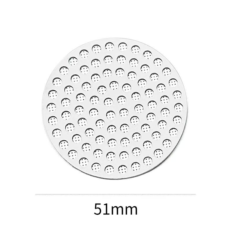 Двухслойный многоразовый кофейный фильтр из нержавеющей стали 304, ситечко для экстракции 51/53/58 мм, вторичная сетка для распределения воды эспрессо