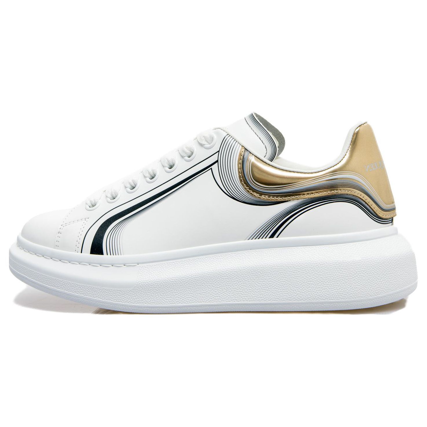 

Alexander McQueen Увеличенные кроссовки Curve Tech - Белый Ванильный Мужские кроссовки Черный 750336WIDJP8834 39