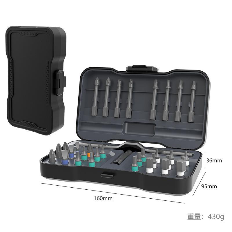 Precision Ratchet Screwdriver Kit 24/32/42 In 1 - Magnetic Multi-Bit Tool Set with Detachable Handle for Computer DIY Projects
