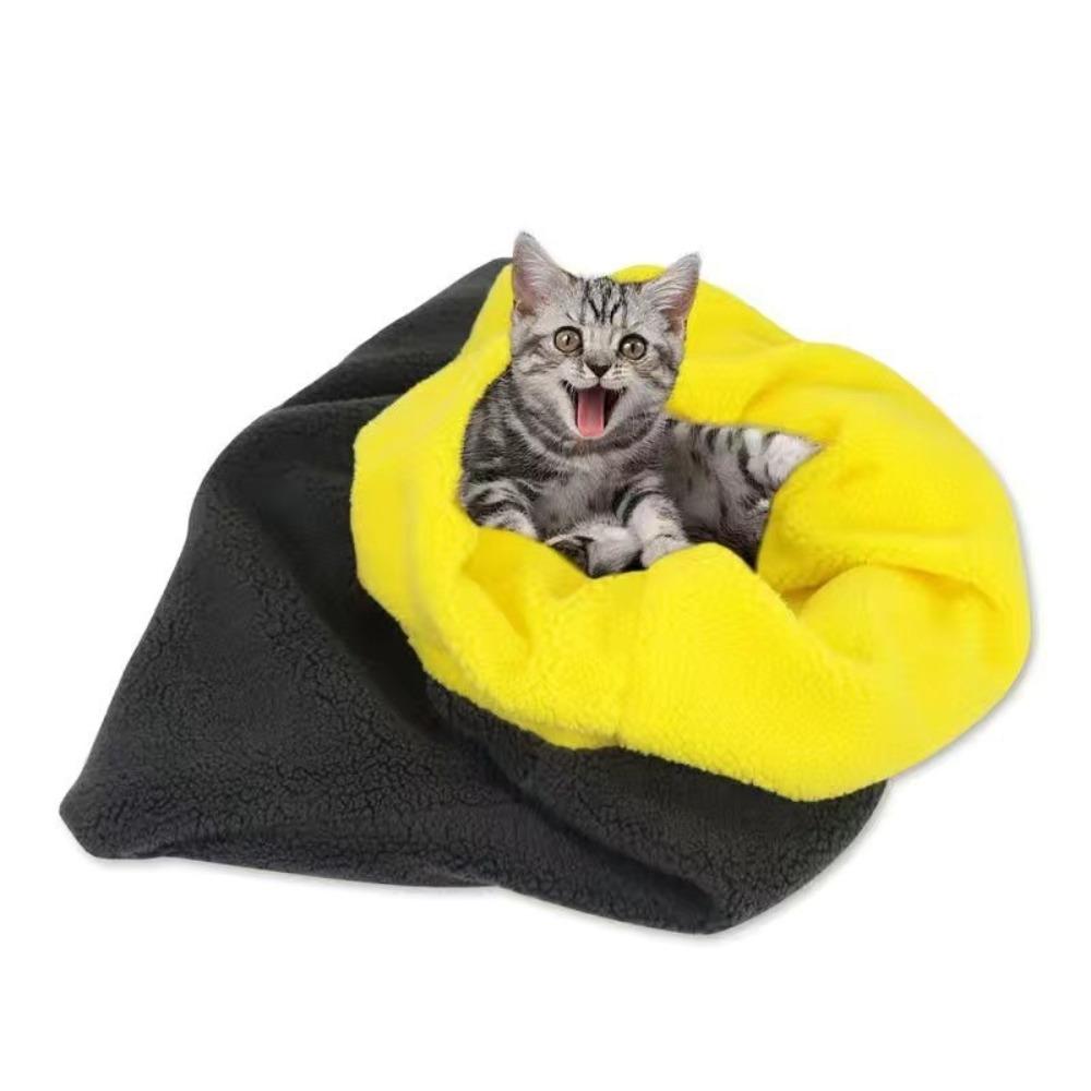 Comfortable Pet Snuggle Sack Cat Sleeping Bag Winter Cotton Sleeping Bag Nest Thickened Pet Supplies Cat Bed Cave
