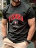 Vienna Austria Letter Local Printing Men TShirt Cotton Summer Soft Oversized Tops ONeck Short Sleeve T Shirt Casual Clothes