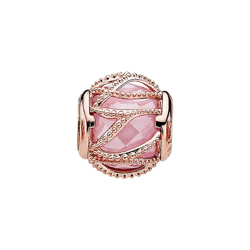 Pandora Der rosa verschlungene Heiligenschein ist leicht und luxuriös, mädchenhaftes Herz 781968PCZ