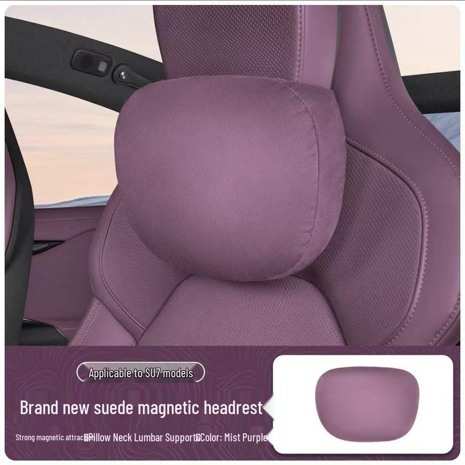 Xiaomi SU7 Magnetic Headrest Neck Support & Lumbar Pillow for Car