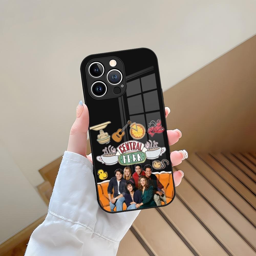 Friends TV Show Phone Case Tempered Glass For IPhone 13 17 15 16 14 12 11 Pro Max Plus Mini XR XS SE2020 Coque