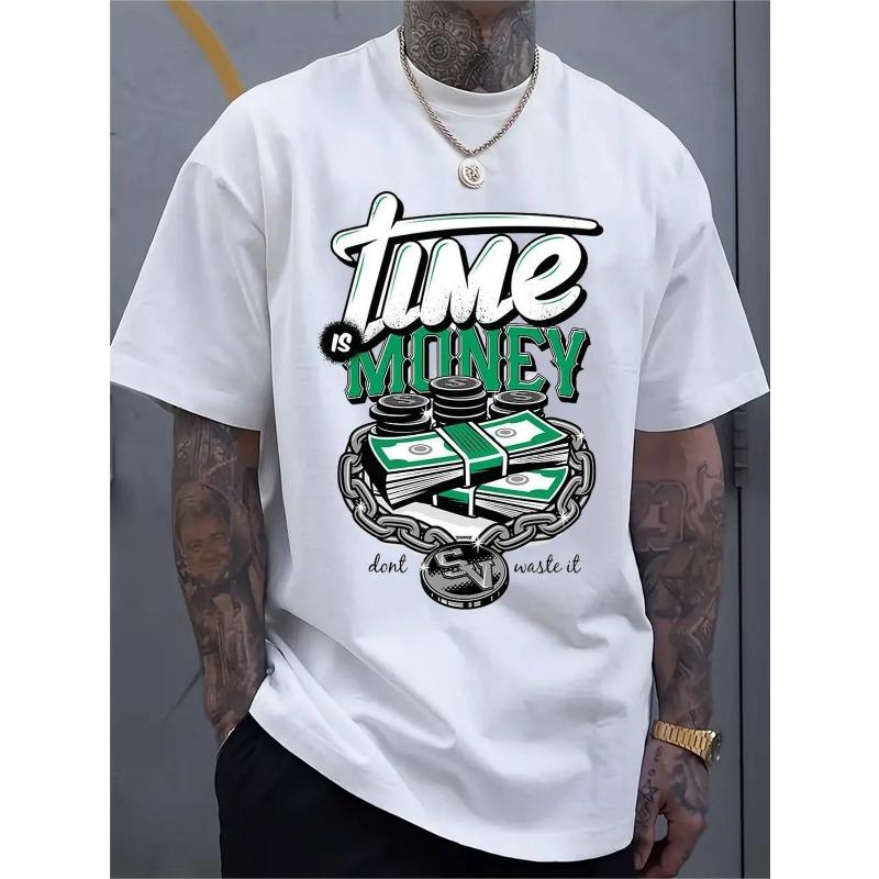 

Европейские размеры Высококачественная мужская футболка с круглым вырезом и коротким рукавом, Машинная стирка, Удобная и дышащая для всех сезонов S белый