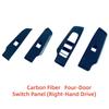 Car Upgrade Four-Door Switch Panel Right-Hand Drive For Mitsubishi Outlander -2024 Modification Decoration Accessories