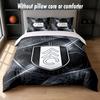 Set Biancheria da Letto Fulham Football Design 1 Copripiumino + 2 Federe Morbido Traspirante Biancheria da Letto per la Casa