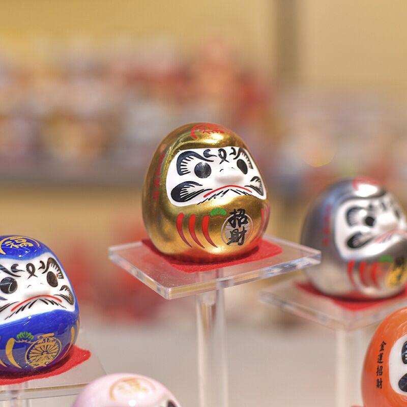 Miniature Landscape Home Decoration Diy Accessories Gifts Cartoon Ceramic Daruma Doll Crafts Lucky Charm Fortune Ornament
