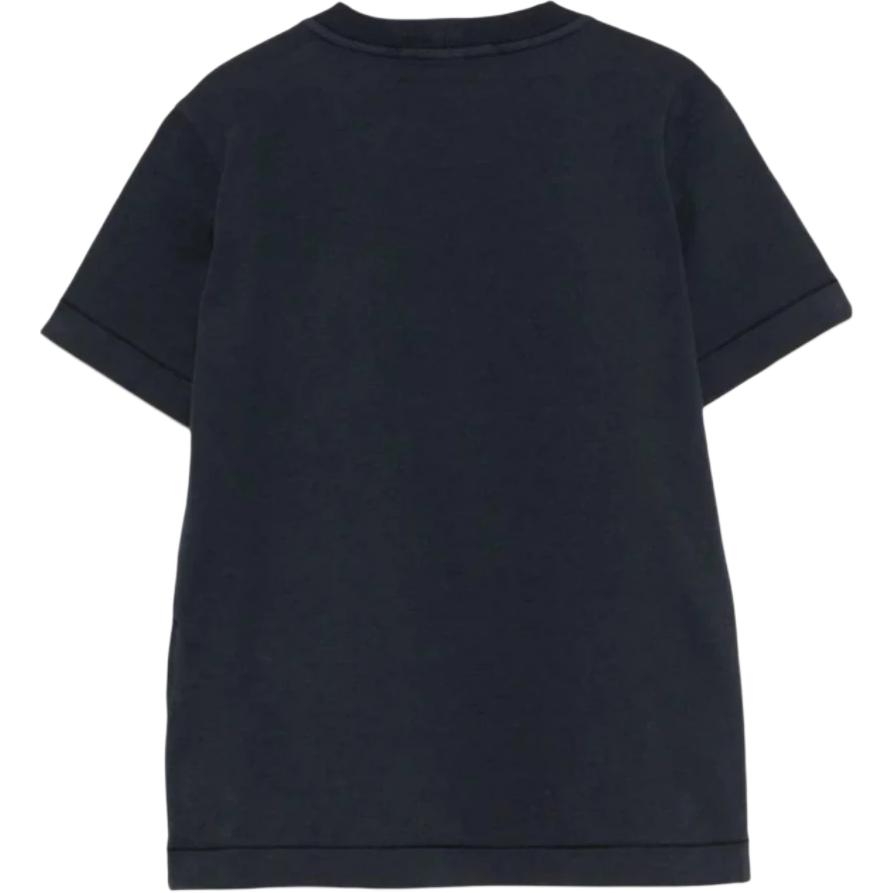 STONE ISLAND Logo Round Neck T-Shirt Kids Tops K1S1621000-03S0047-V0020