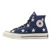 Converse Chuck 70 Five-Pointed Star High-Top Canvas Shoes Unisex Dark Blue