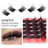 Segmented Single-Cluster False Eyelashes, Large-Capacity Daily Makeup, Multiple Hair Grafting Eyelashes