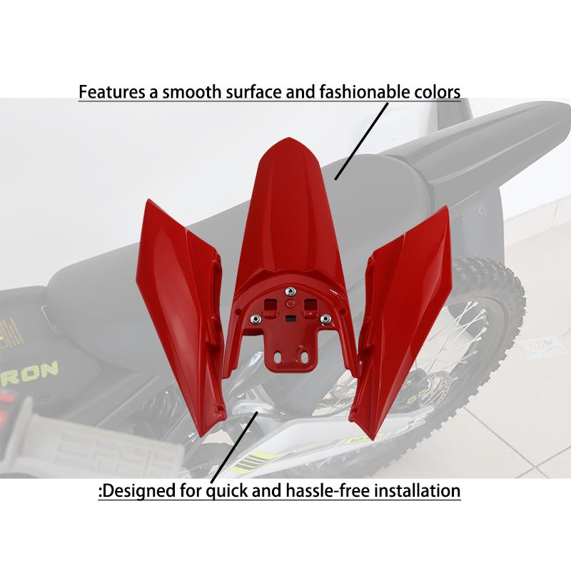 LINGQI RACING Motorcycle Rear Wheel Fender With Seat Cushion Side Panel For Light Bee X S    Reift Parts