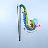 New Pet Products Colorful Plush Strips Funny Cat Stick Cat Toy Bell Decompression Interactive Cat Toy
