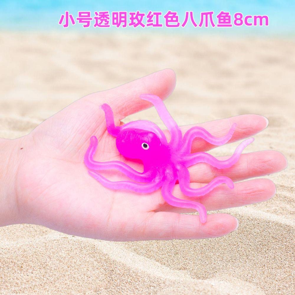 Decoration Animal Model Soft Elastic Toys Octopus Action Toy Simulation Octopus Toy Ocean Sea Life