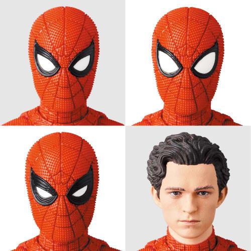MAFEX No. 194 Spider-Man Upgraded Suit (No Way Home) - Approximately 150mm Tall, Non-Scale, Pre-Painted Action Figure
