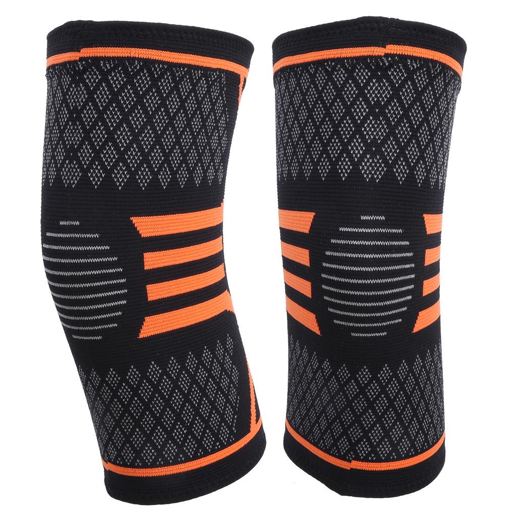 1 Pair Knee Brace Pad Compression Support Knee Protector for Sports Safety Outdoor RunningXL