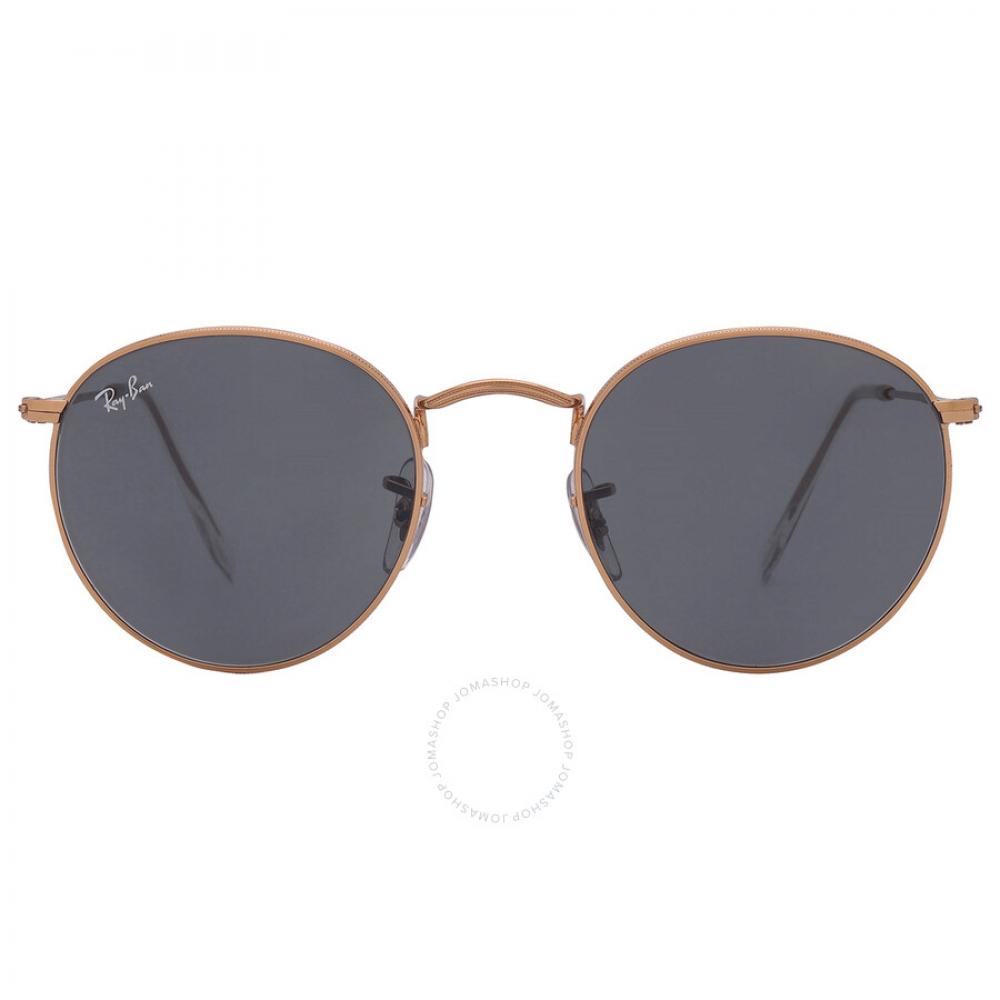 

Круглые металлические синие солнцезащитные очки унисекс Ray Ban RB3447 9202R5 50