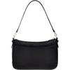 Michael Kors Jet Set Logo Classic Adjustable Detachable Shoulder Strap Calfskin Shoulder Bag Women's Black