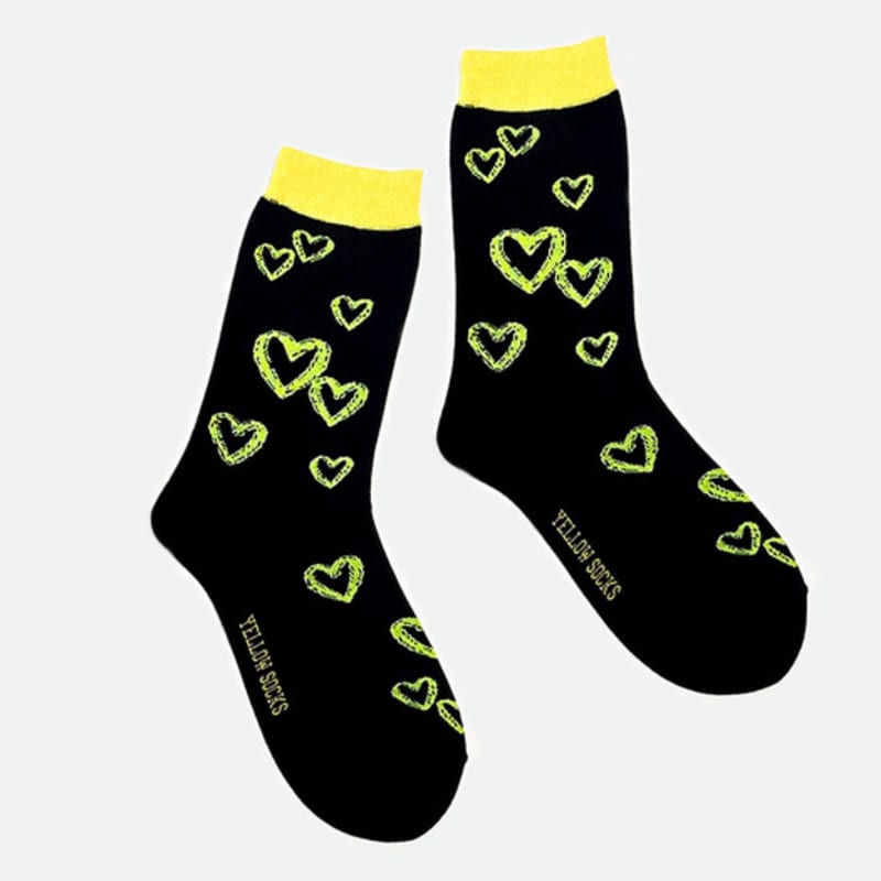YELLOWSOCKS HEART SHAKER NEON