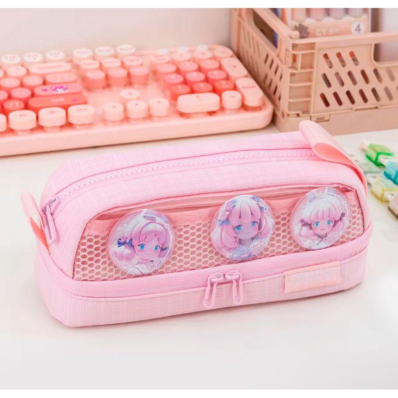 

Pencil Case Large Capacity Junior High School Stationery Case Primary School Stationery Box Multifunctional Pencil Case Boys Stationery Case