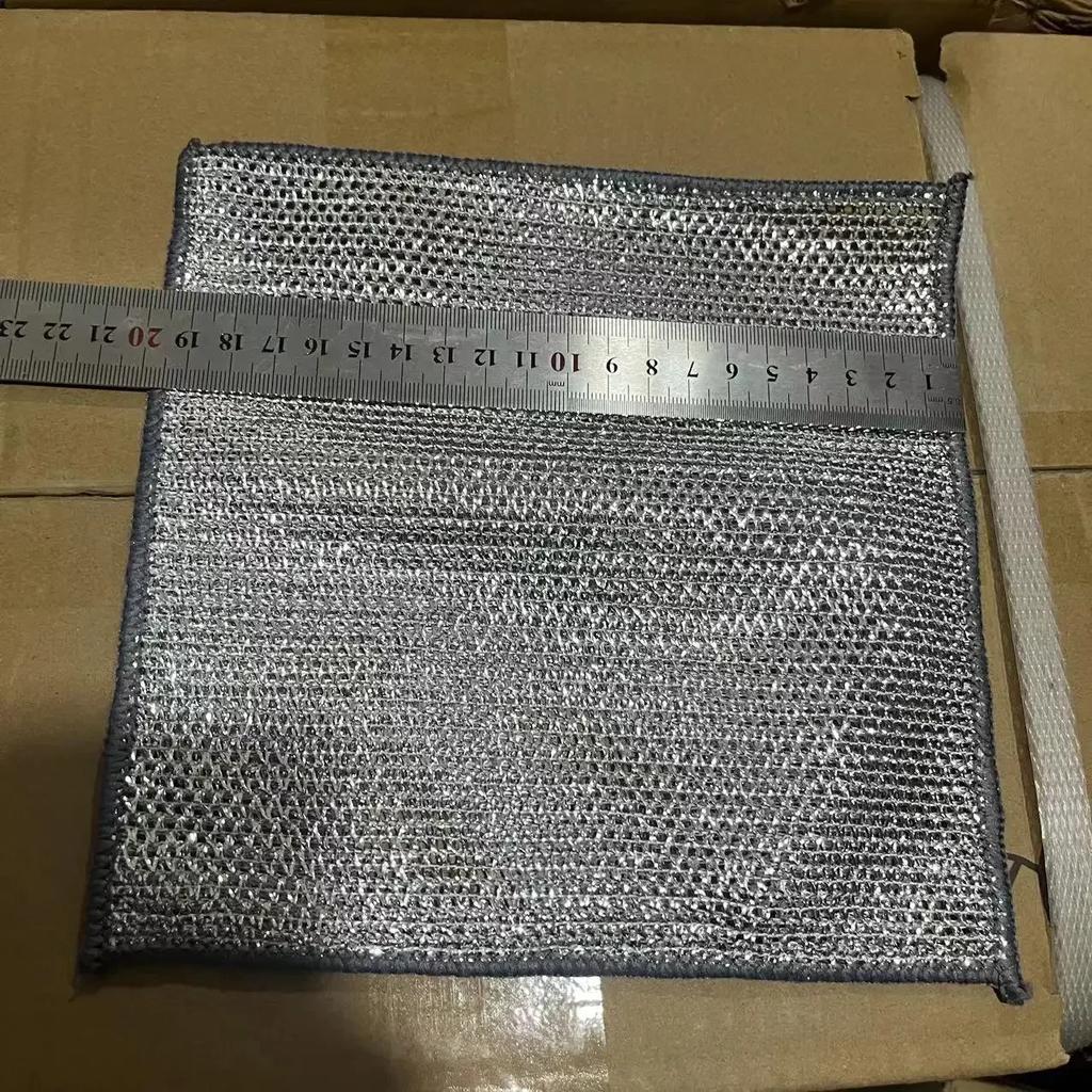 Rostentfernungs-Reinigungstuch, Küchen-Geschirrspültuch, Metall-Stahldraht-Reinigungslappen, Mikrowellenherd-Reinigungswerkzeuge, Geschirrtuch