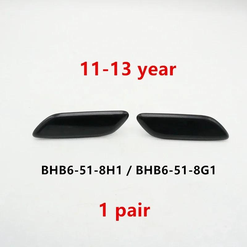 Car Unpainted Headlight Headlamp Washer Nozzle Jet Cover Cleaning Cap For Mazda 3 M3 Axela BK BL 2003-2008-2009-2012-2013-2016
