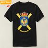 Wappen des Spanischen Heeres T-Shirt 100% Baumwolle Rundhals Kurzarm Sommer Lässig Unisex T-Shirt Streetwear