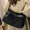 Lazy Wind Retro Matte Suede Winter New Shoulder Bag Simple Bag Large Capacity Commuter Bag