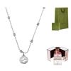Gucci Interlocking Double G Pattern Shiny 925 Silver Necklace Women necklace 479221-J8400-8106
