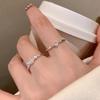 Butterfly Zircon Open Ring Women'S Earrings Cold Wind Index Finger Ring Light Luxury Niche Design Ring