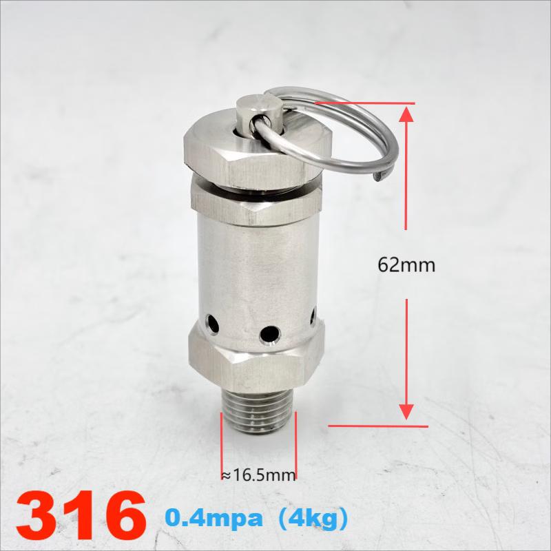 

Rongyu 316L Stainless Steel Sanitary Safety Valve